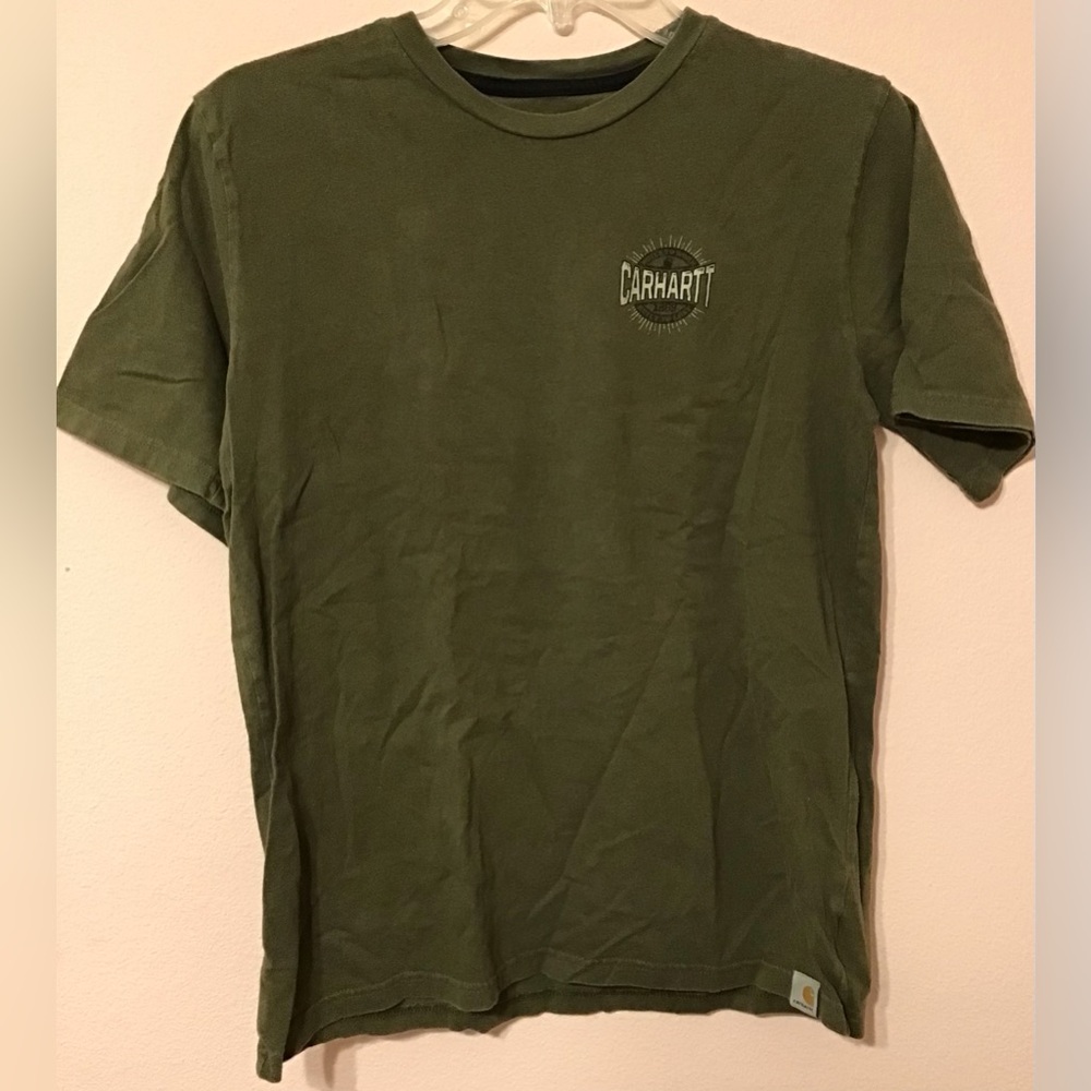 Carhartt boys green shirt size large 14-16